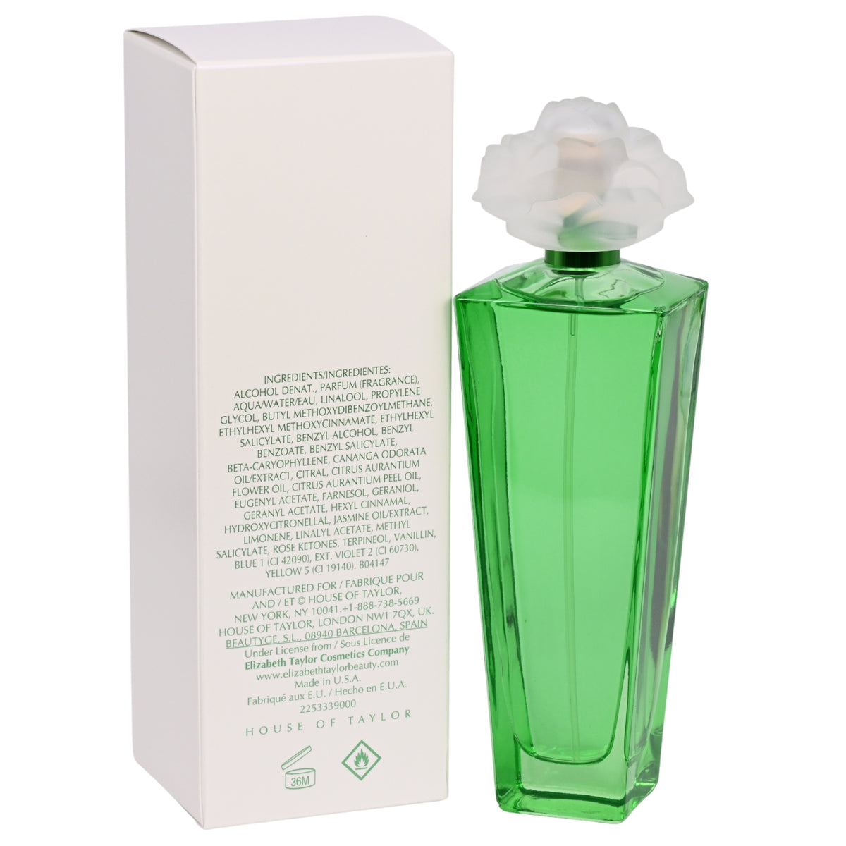 Gardenia by Elizabeth Taylor 3.4 oz EDP Perfume New in Box 719346018081