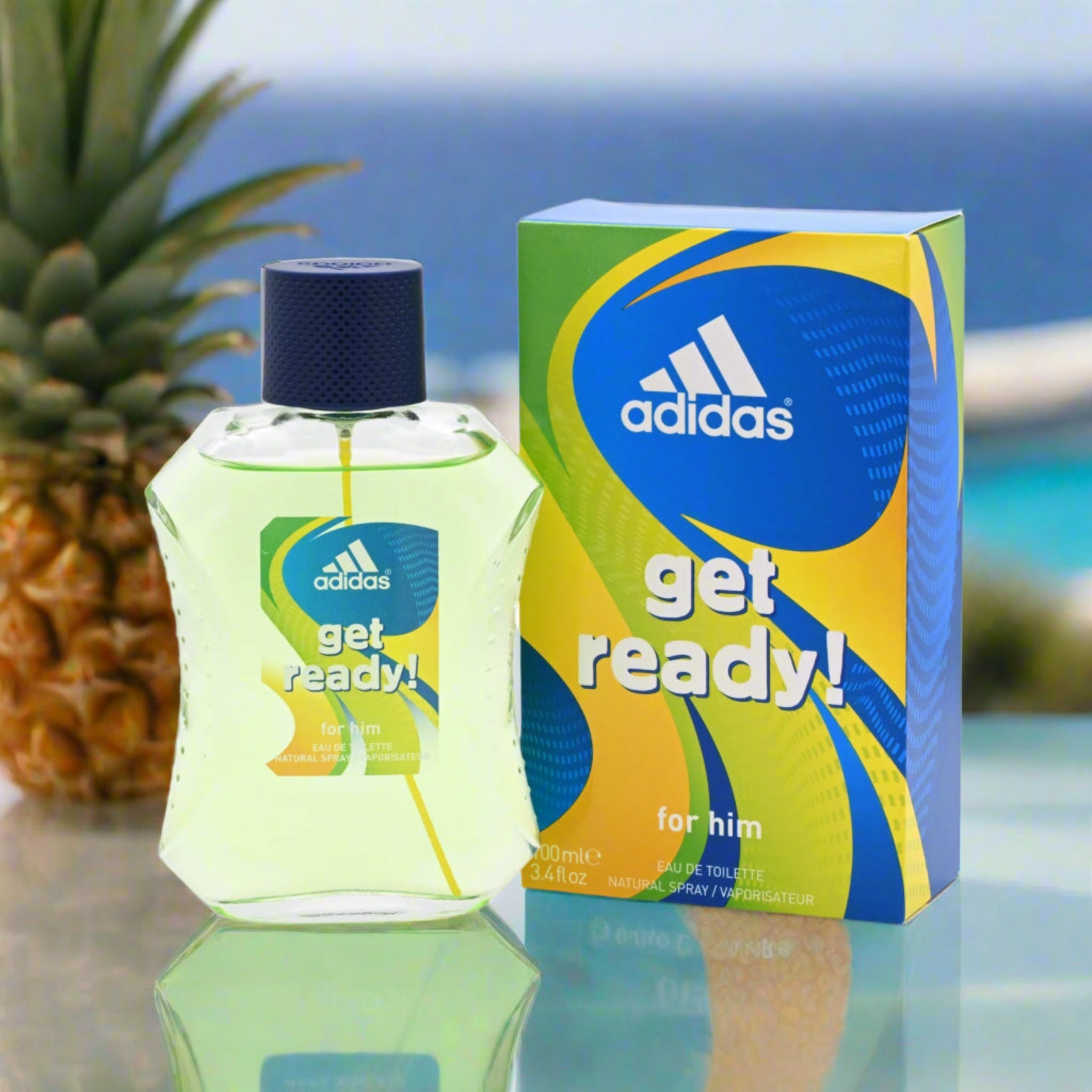 Get Ready! Adidas Cologne 3.4 oz 3.3 EDT for Men