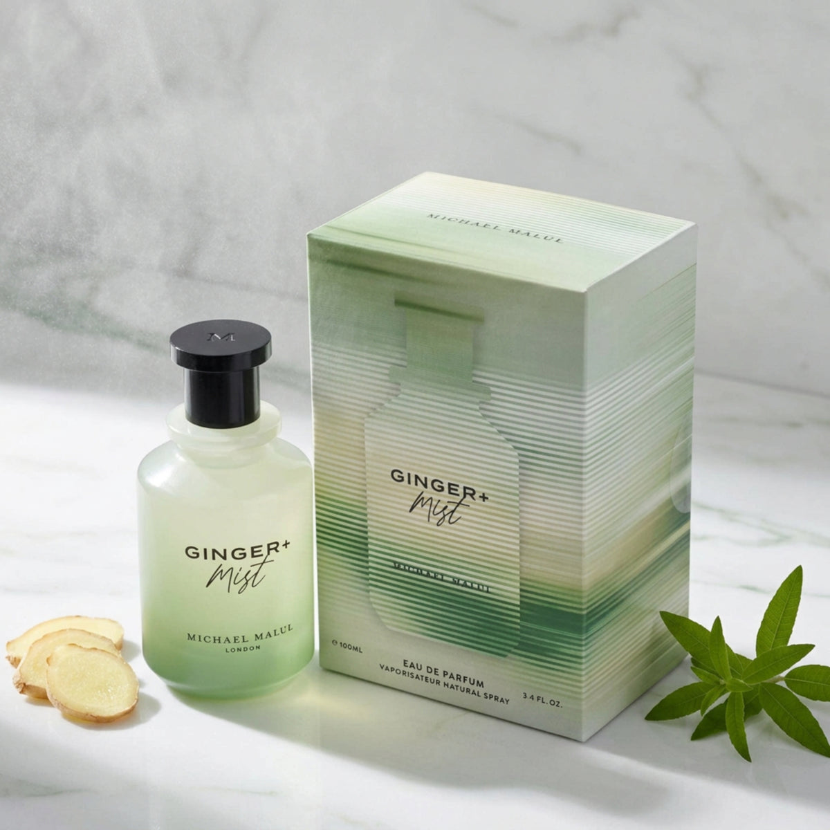 Ginger+Mist by Michael Malul for unisex EDP 3.3 / 3.4 oz New in Box 810181100624