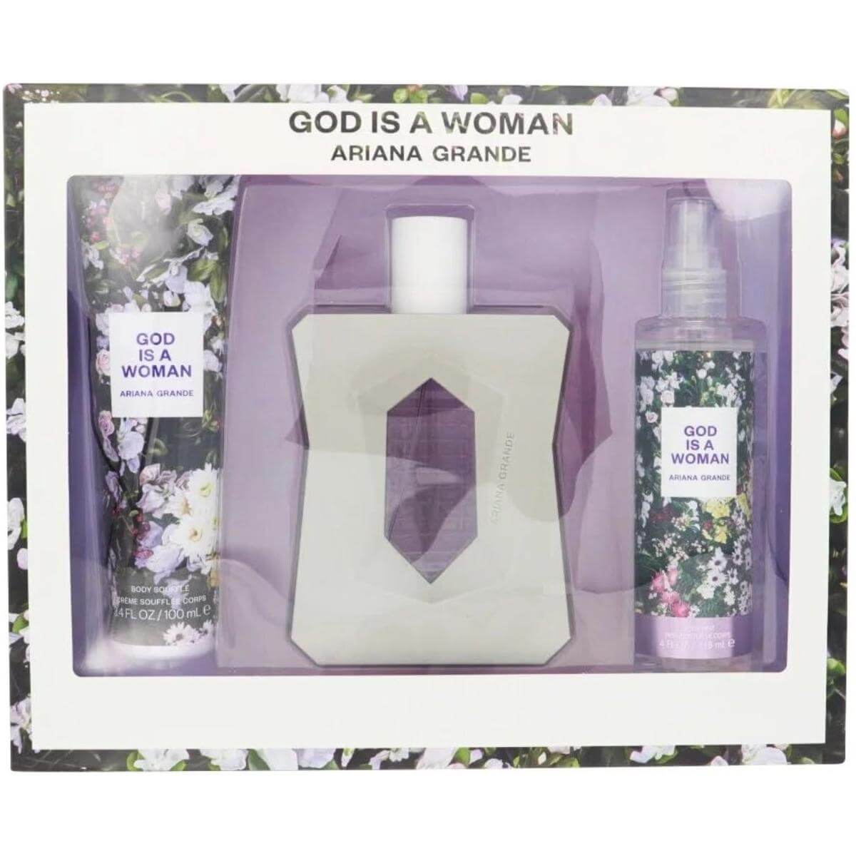God is a Women by Ariana Grande 3pc Gift Set New in Box 810101501685