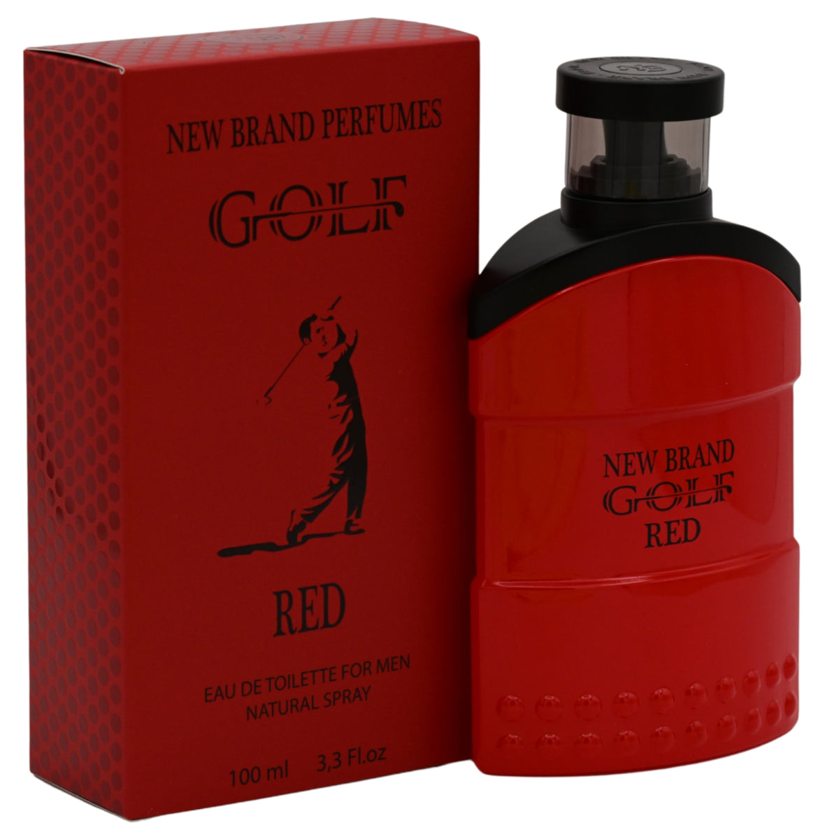 Golf Red by New Brand cologne for men EDT 3.3 / 3.4 oz New In Box 5425017735908