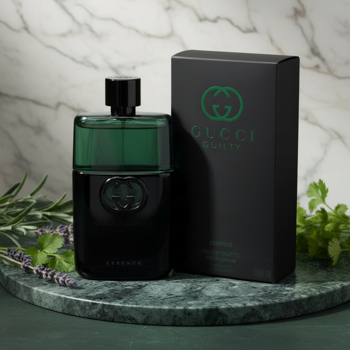 Gucci Guilty Essence Pour Homme by Gucci Eau de Toilette Spray for Men 3.0 fl oz (90 ml) 3616305820846