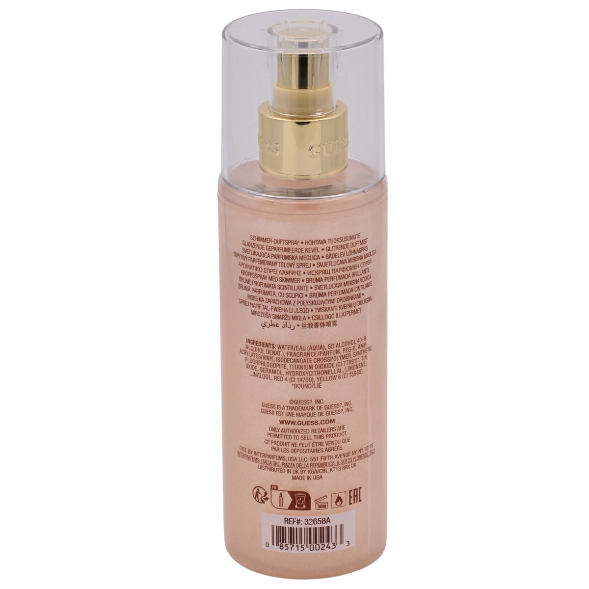 GUESS Bella Vita Rosa Shimmer Fragrance Mist for Women Spray 8.4 fl oz 085715002433