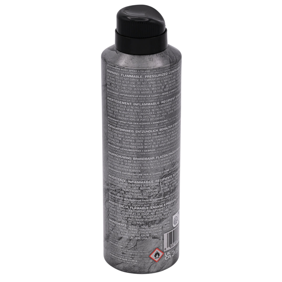 Guess Elements Cool Slate Deodorizing Body Spray for Men, 6 oz 085715336668