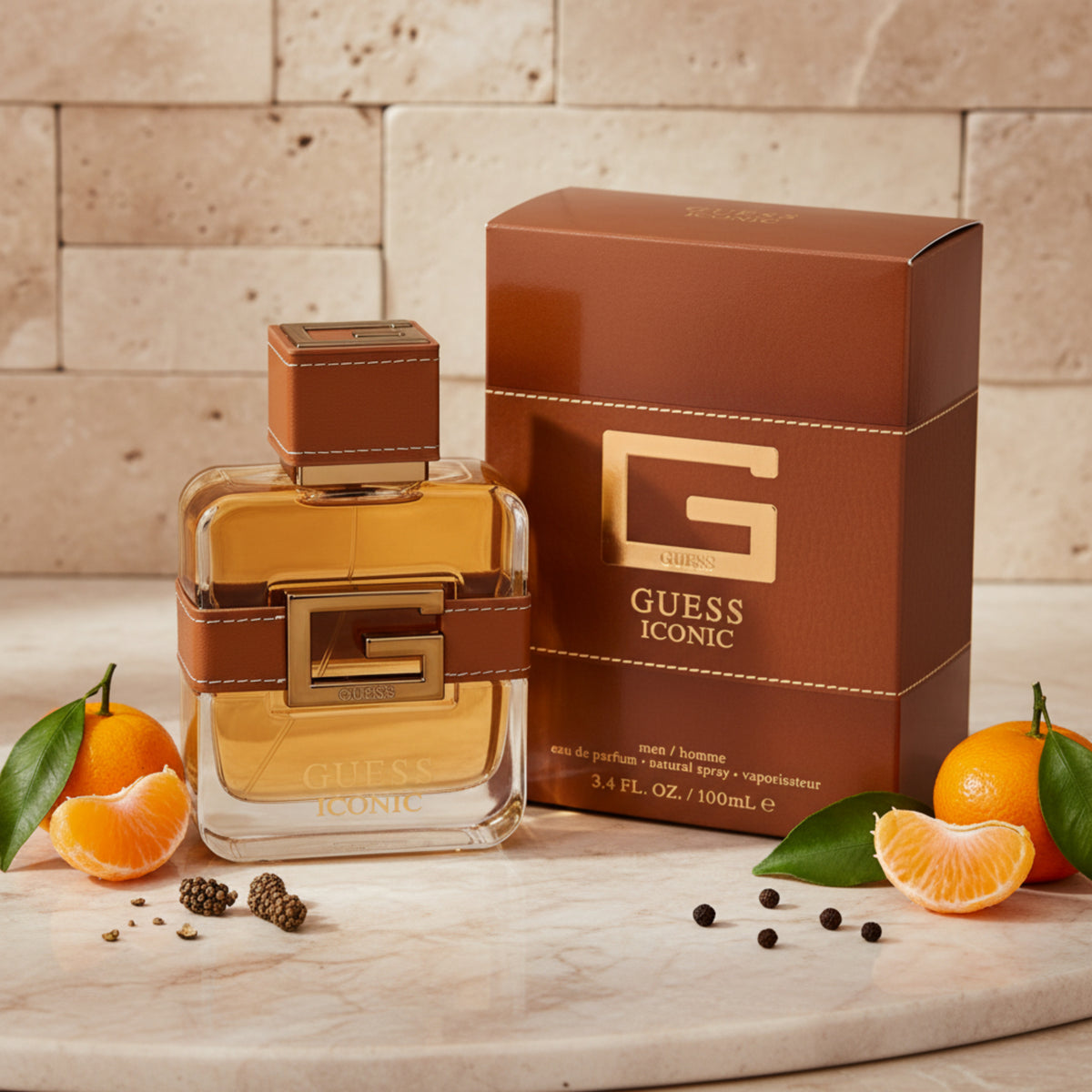 Guess Iconic by Guess Eau de Parfum Spray for Men 3.4 oz 085715323644