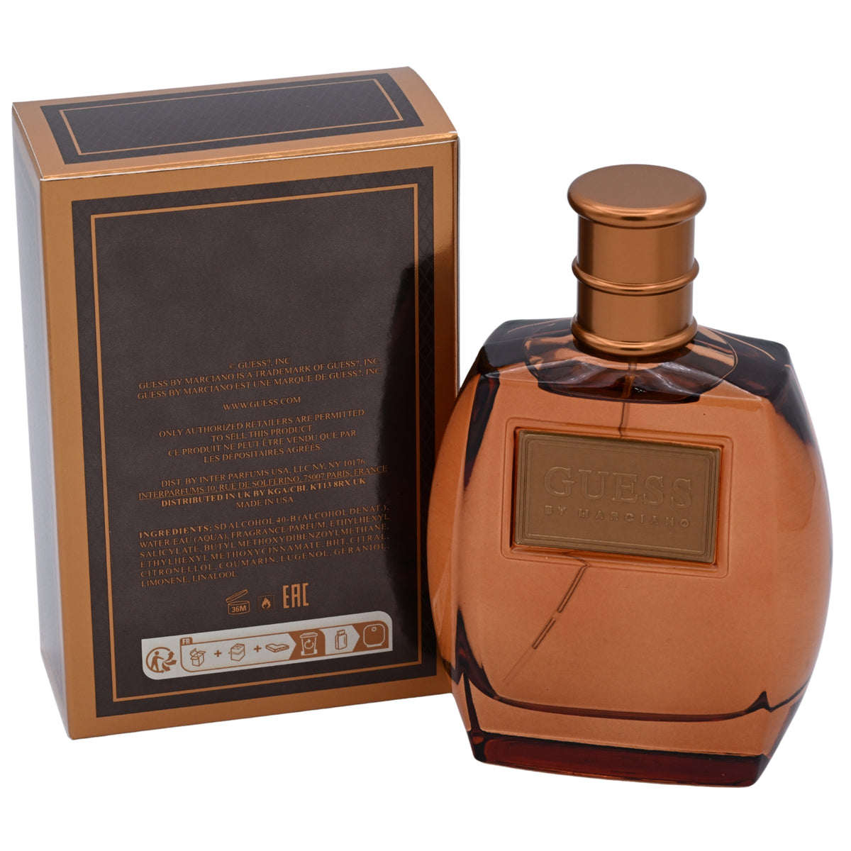 GUESS MARCIANO 3.4 edt Men 3.3 Cologne New in Retail Box 111703926051