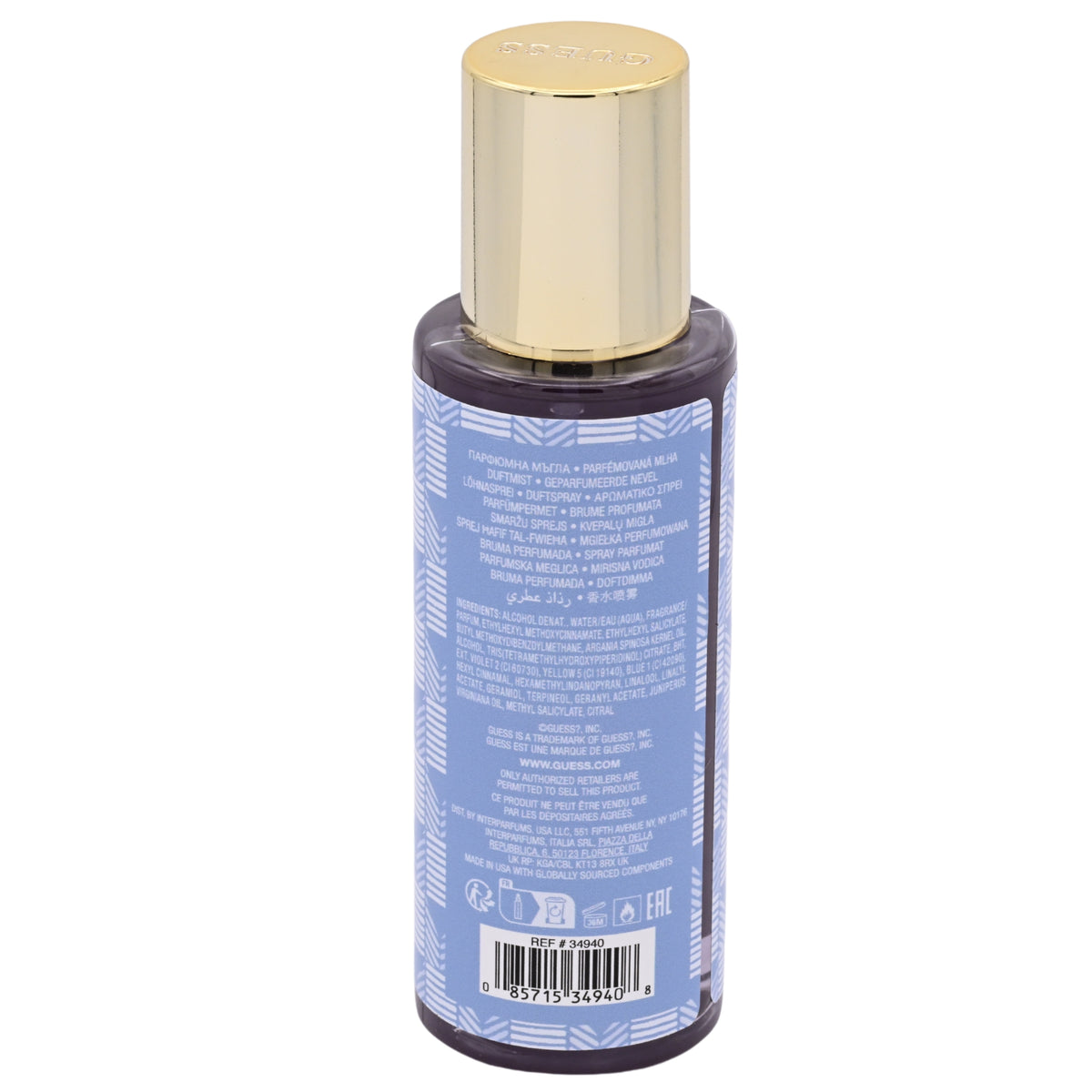 Guess Travel Stories Fiji Fragrance Mist Spray for Women 8.4 fl oz (Hair & Body Mist) 085715349408