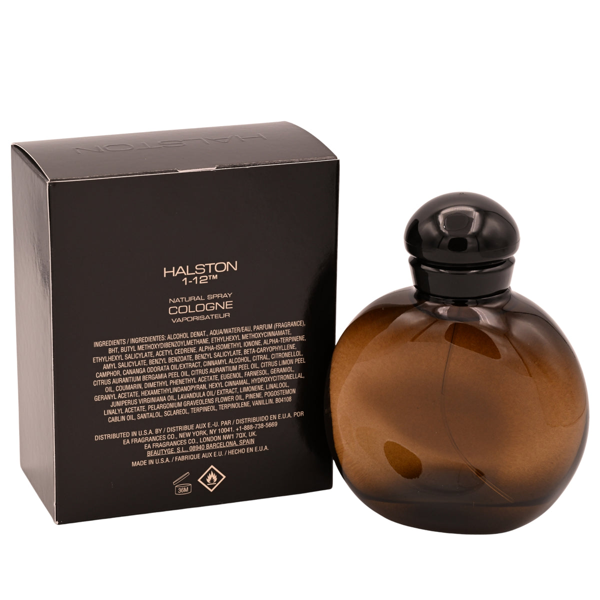 HALSTON 1-12 Cologne 4.2 oz Spray for Men New in Box I 12 716393017883