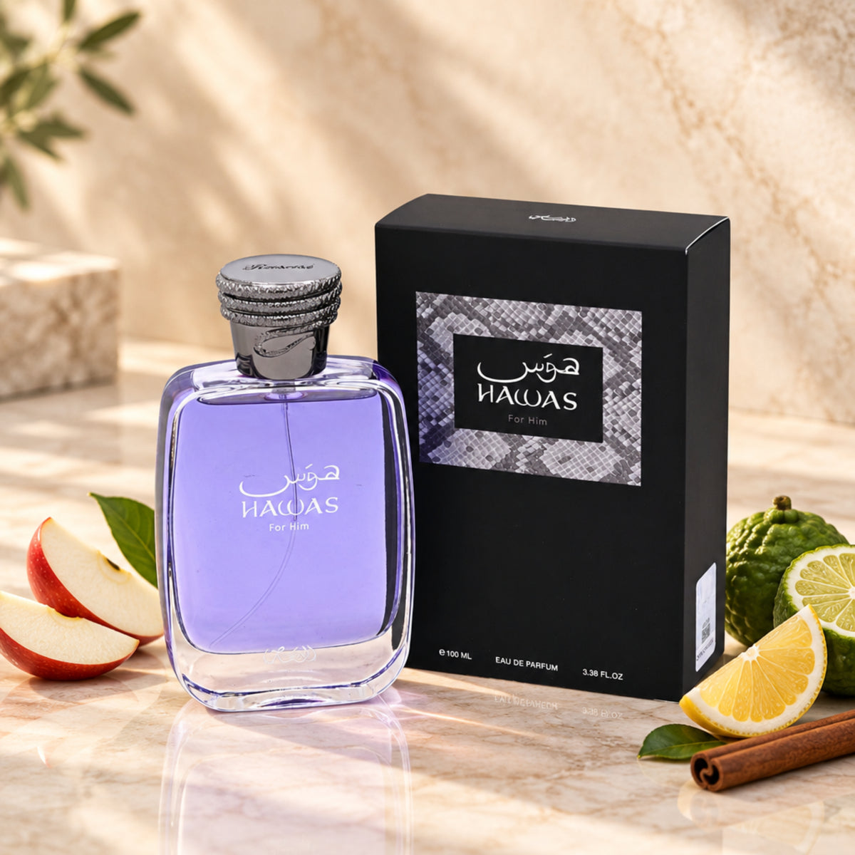 Hawas for Him by Rasasi cologne EDP 3.38 oz New in Box 614514331026