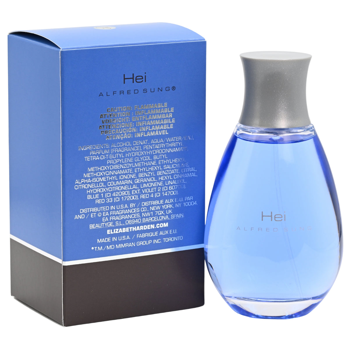 HEI Cologne by Alfred Sung for Men 3.4 oz New in Retail Box 067724200017