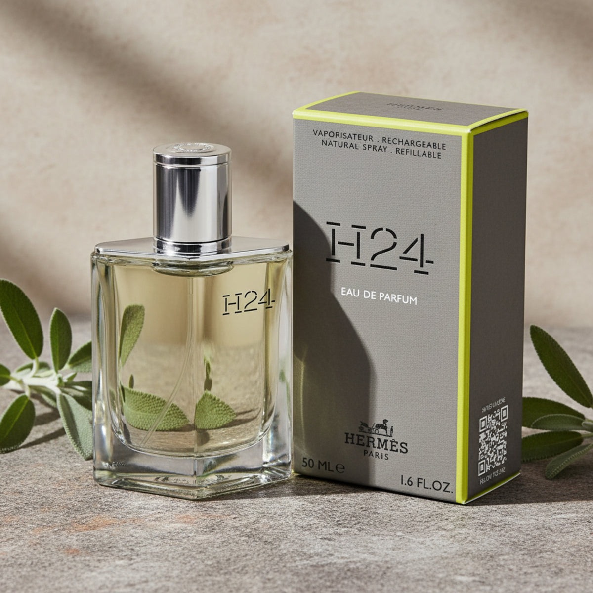 Hermes H24 EDP Spray Men 1.69 oz 50ml New Box 3346130413769