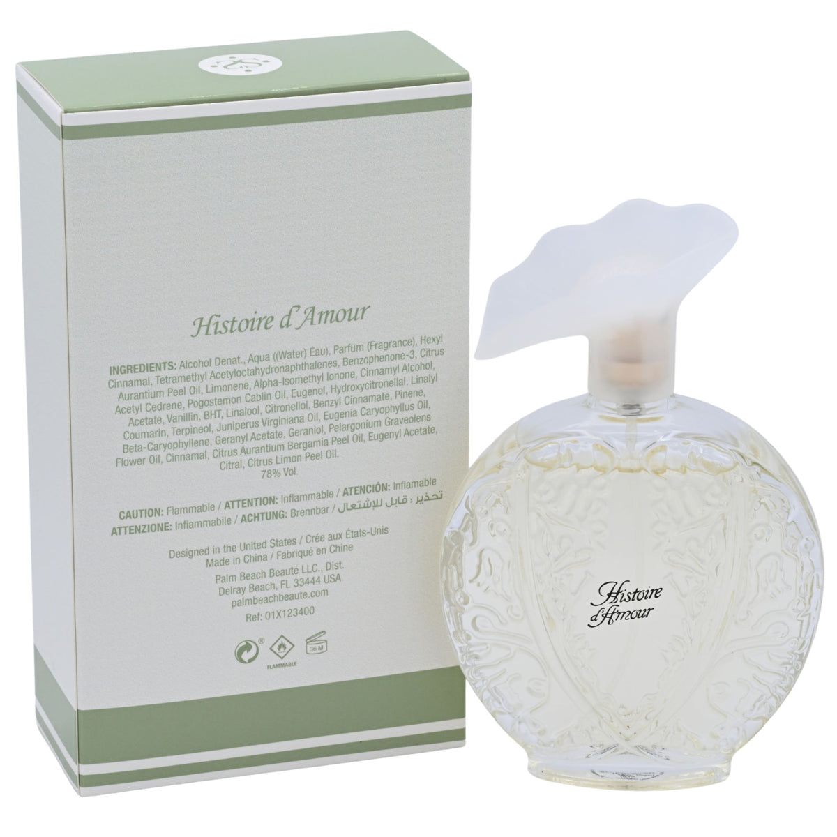 HISTOIRE D AMOUR Aubusson edt 3.3/ 3.4 oz for Women Perfume New in Box 899219002840
