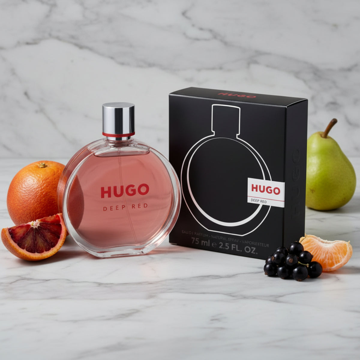 Hugo Boss Deep Red EDP Spray Women 2.5 oz 75ml New Box 3616306721722