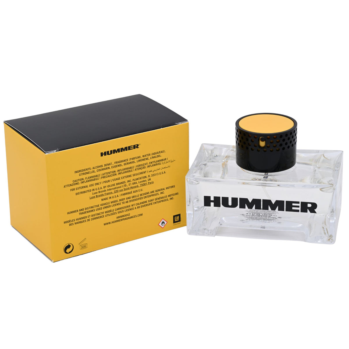 HUMMER Cologne Spray for Men edt 4.2 oz Brand New in Box 067724185017
