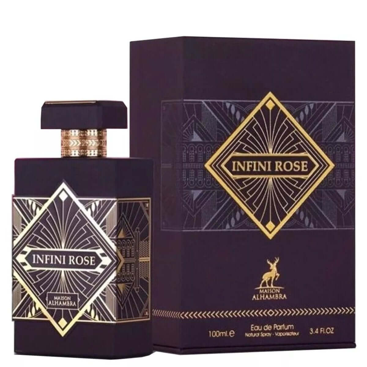 Infini Rose by Maison Alhambra perfume for unisex EDP 3.3 / 3.4 oz New in Box 6291108735435