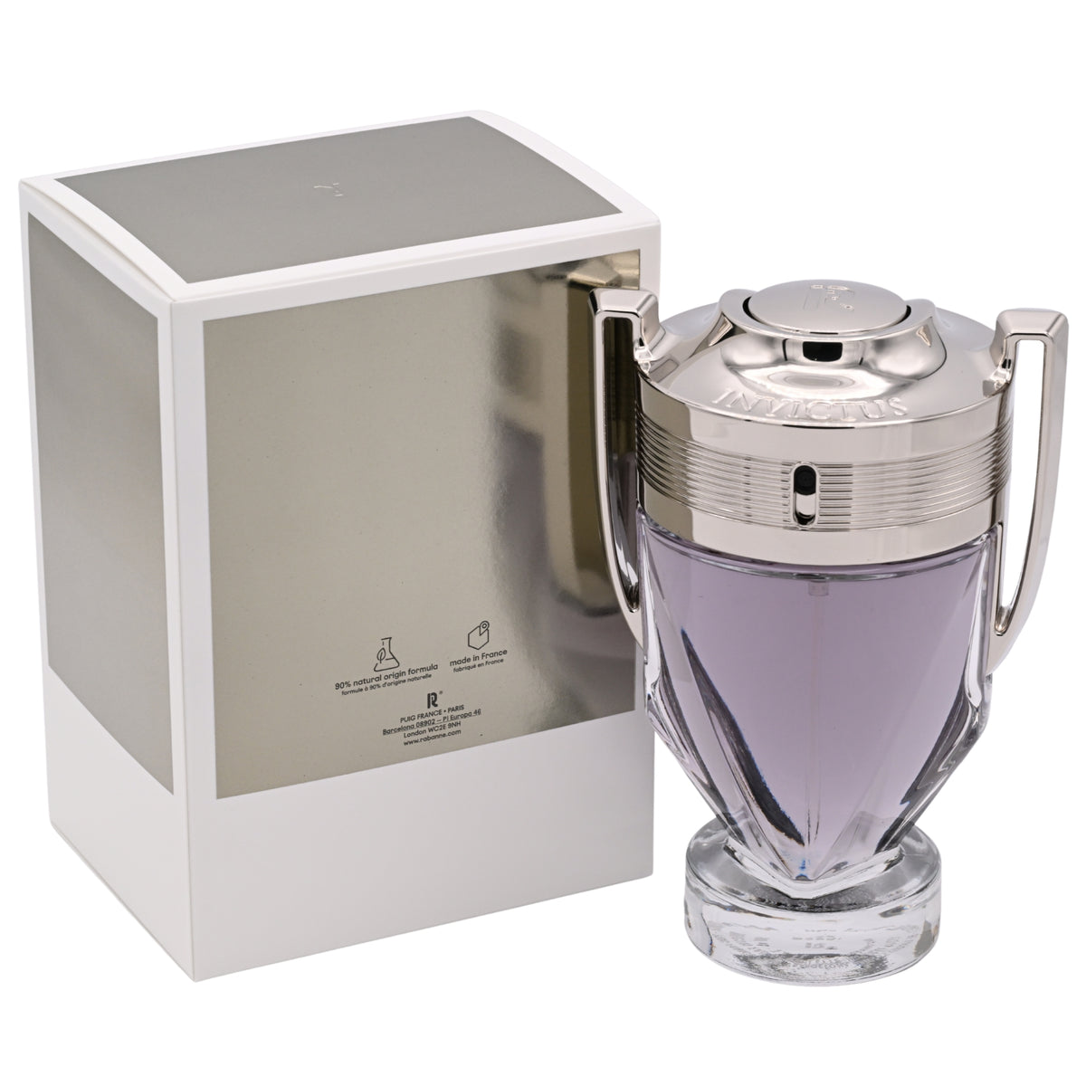 INVICTUS Paco Rabanne men cologne edt 3.4 oz 3.3 NEW IN BOX 3349668515660