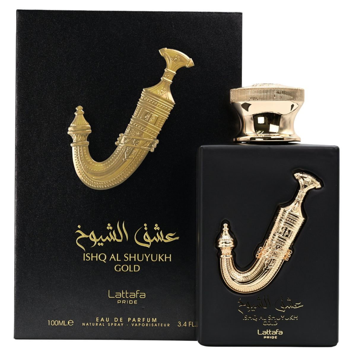 Ishq Al Shuyukh Gold by Lattafa perfume unisex EDP 3.3 / 3.4 oz New in Box 6291108738665