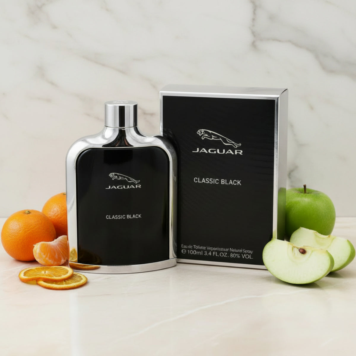 JAGUAR CLASSIC BLACK by Jaguar 3.3 / 3.4 oz EDT Spray for Men New In Box 3562700373145