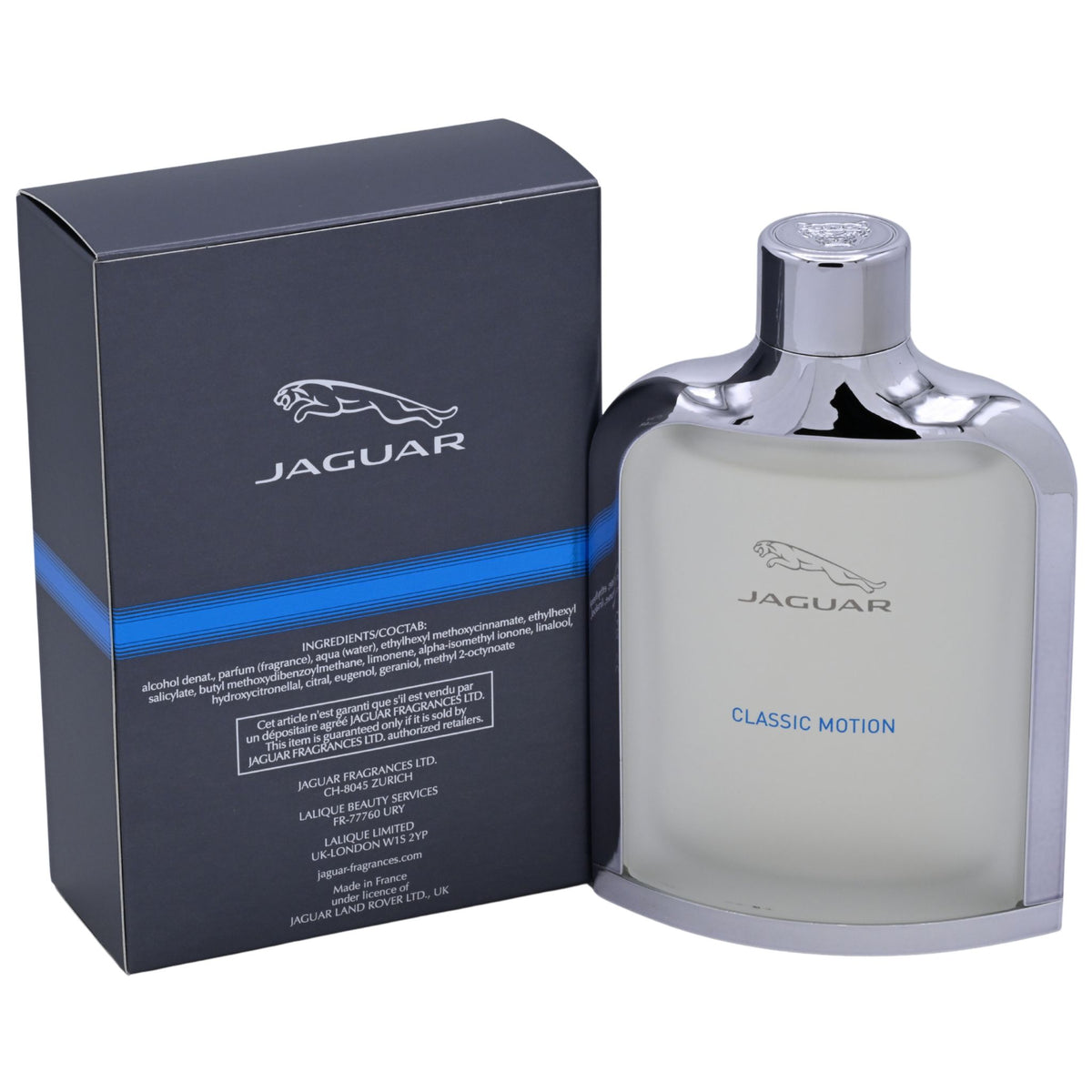 Jaguar Classic Motion by Jaguar Cologne 3.4 / 3.3 oz Men edt NEW IN BOX 7640111505310