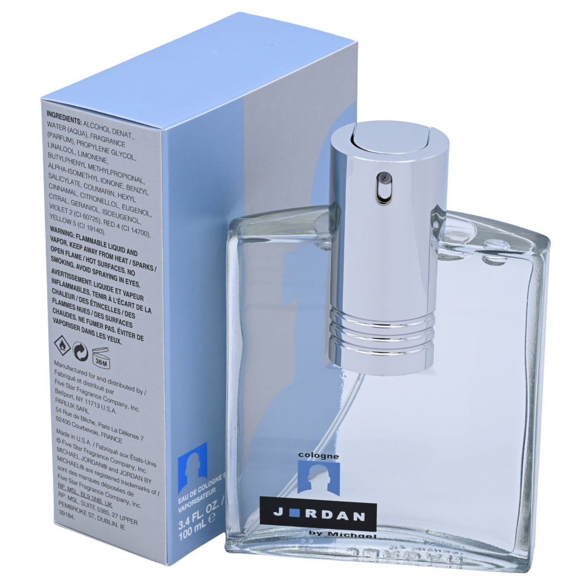 JORDAN By Michael Jordan cologne for men edc 3.4 oz 3.3 NEW IN BOX 603531655017