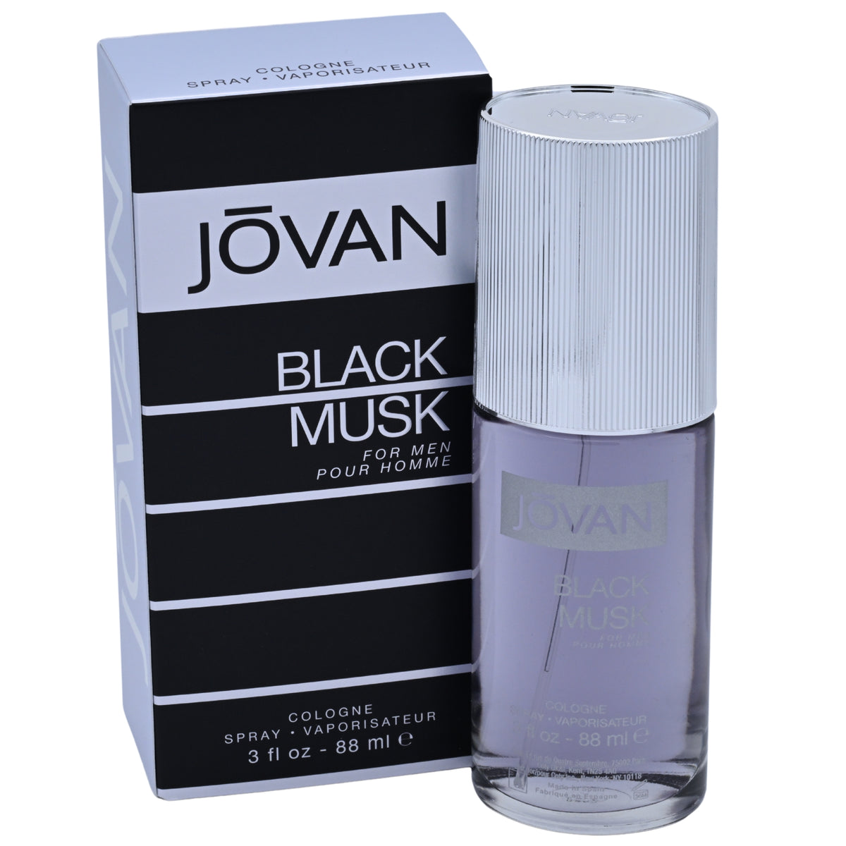 Jovan Black Musk by Jovan 3.0 oz Cologne Spray Men New in Box 3607341046734