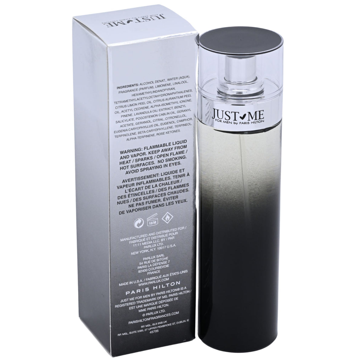 JUST ME by Paris Hilton Cologne 3.4 oz EDT For Men New Retail Box 608940521700