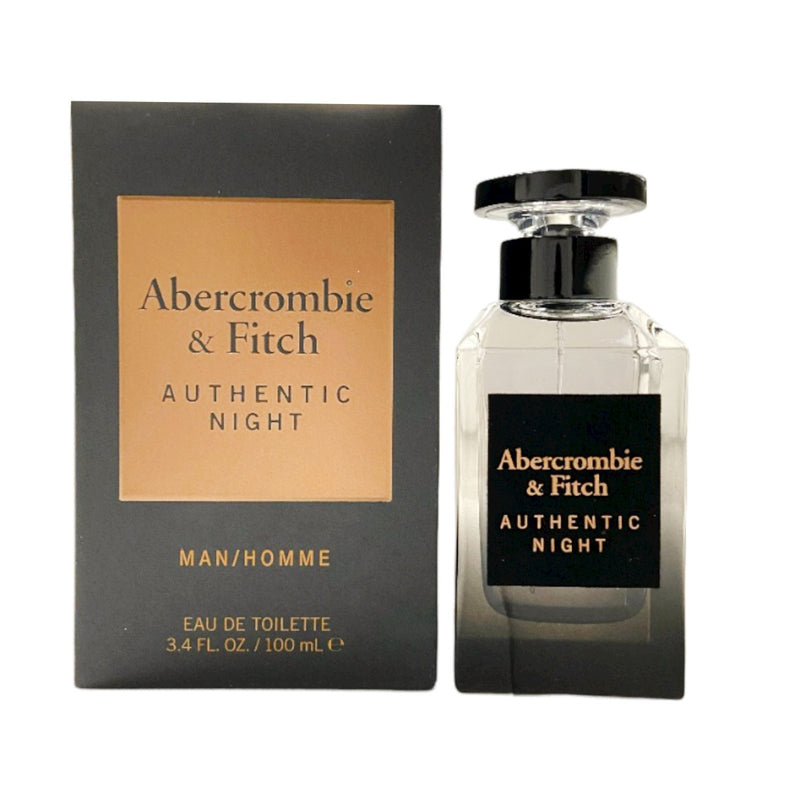 Authentic Night by Abercrombie & Fitch cologne men EDT 3.3 / 3.4 oz New In Box