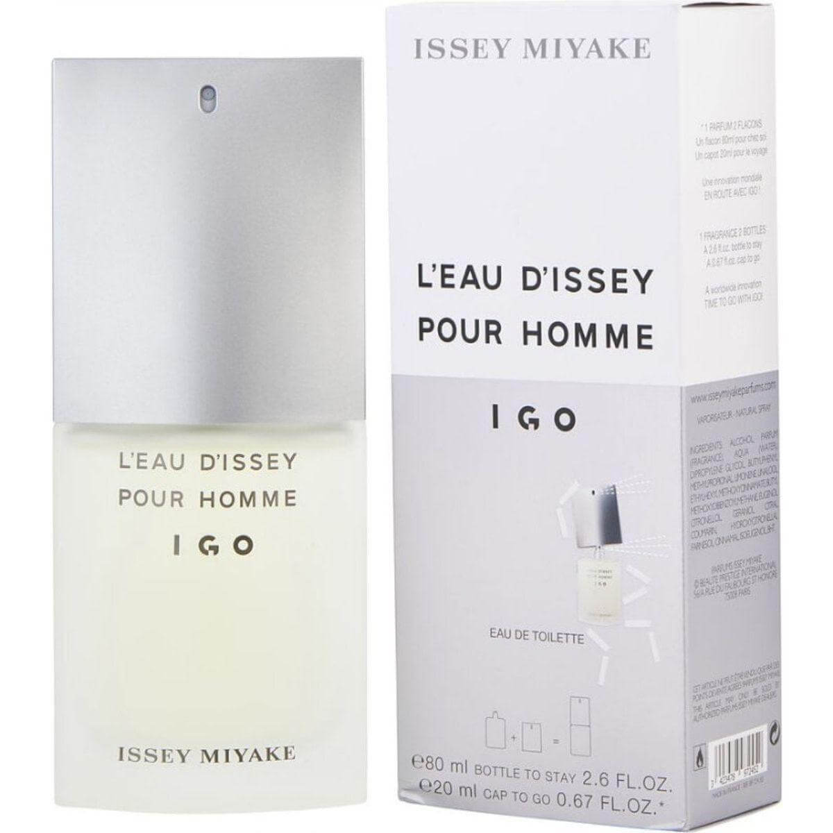 L'eau D'issey IGO by Issey Miyake cologne for men travel set 2.6 oz New in Box 3423478972452