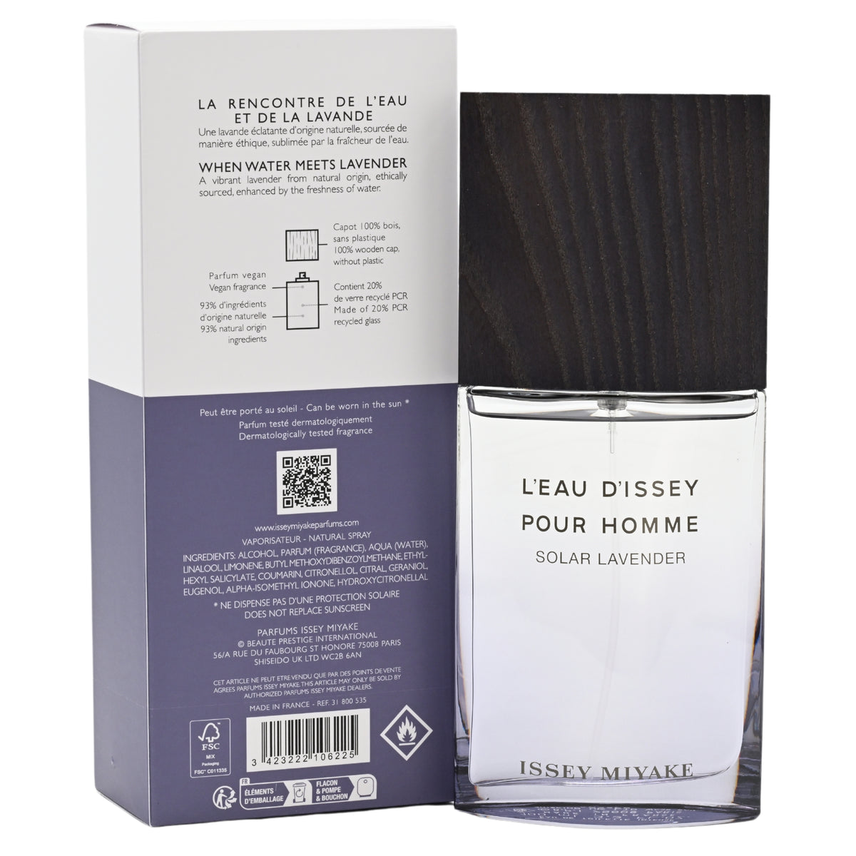 L'eau D'Issey Solar Lavender by Issey Miyake EDT Intense 3.3 / 3.4 oz New in Box 3423222106225