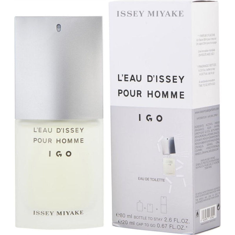 L'eau D'issey IGO by Issey Miyake cologne for men travel set 2.6 oz New in Box