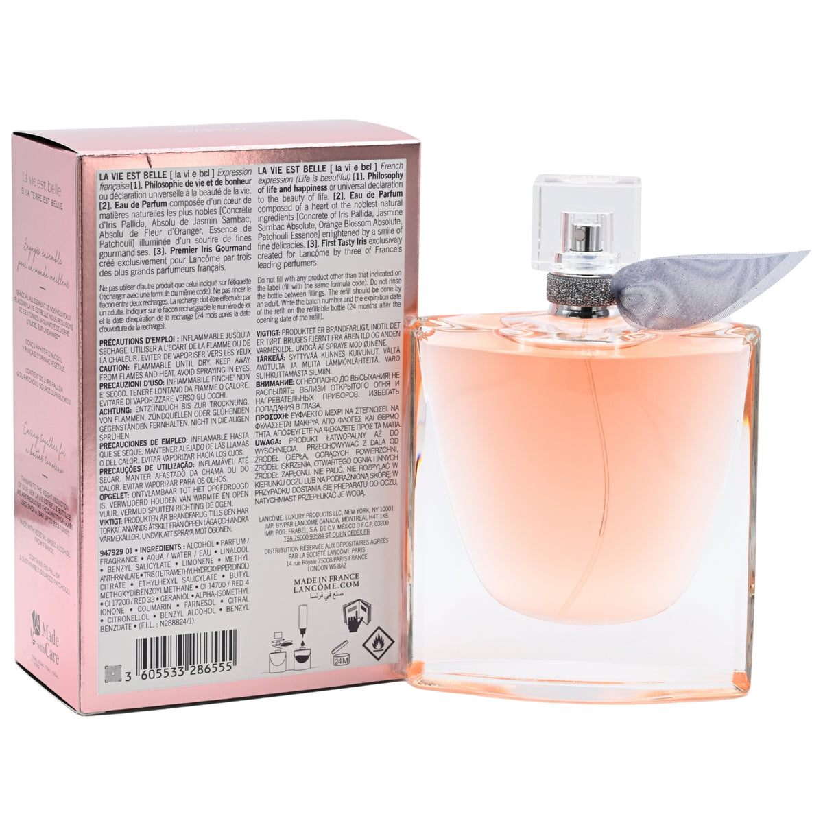 La Vie Est Belle by Lancome L'EAU for women 3.3 / 3.4 oz New in Box 3605533286555