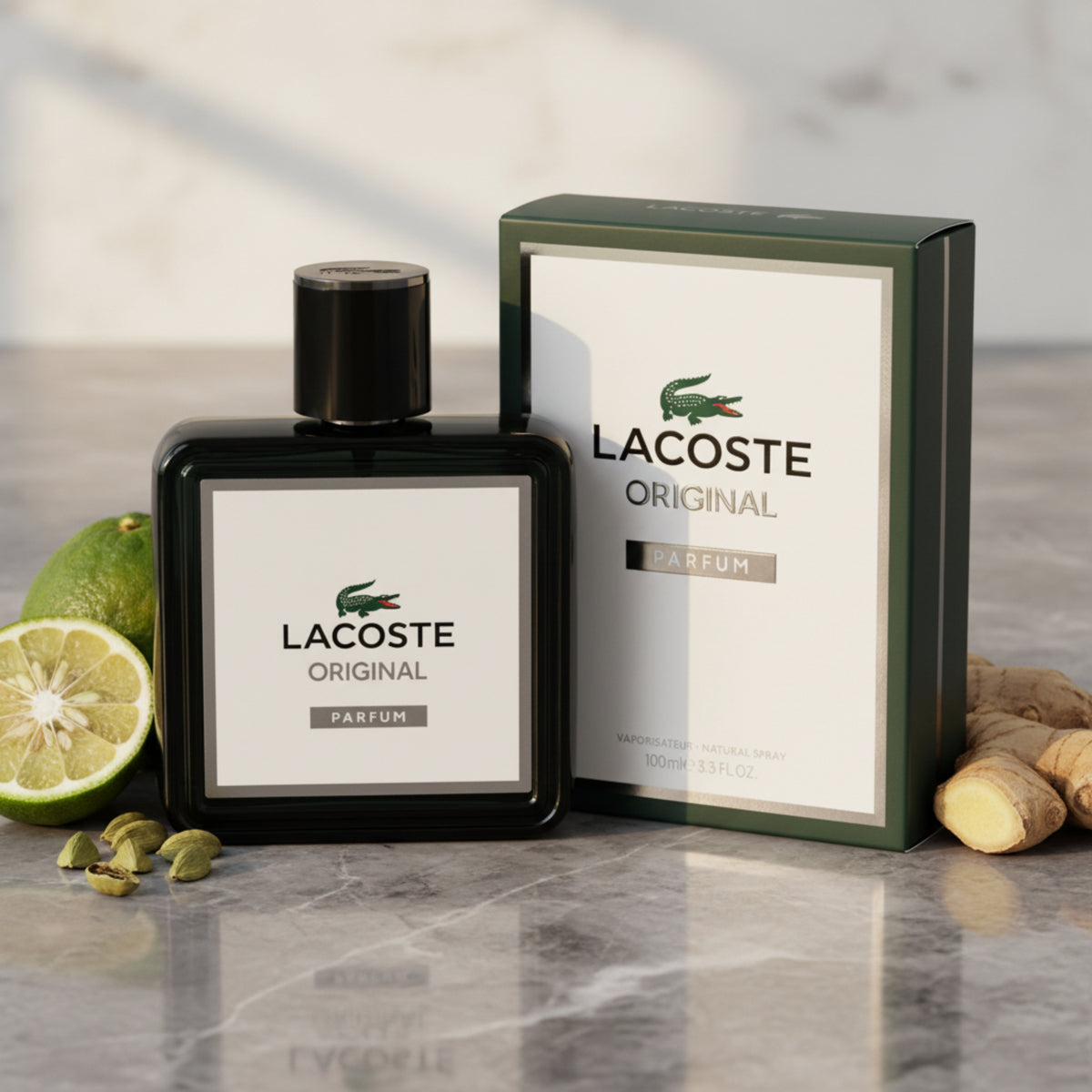 Lacoste Original by Lacoste  Parfum for men 3.3 / 3.4 oz New  in Box 3386460165969