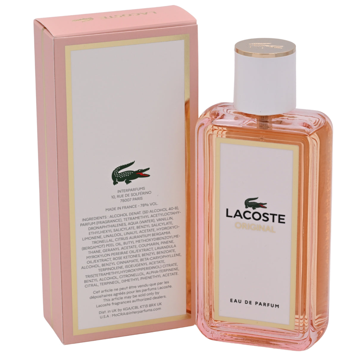 Lacoste Original Eau de Parfum (EDP) Spray for Women 3.3/3.4 oz by Lacoste 3386460156875