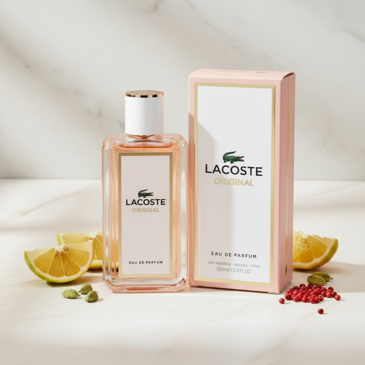 Lacoste Original Eau de Parfum (EDP) Spray for Women 3.3/3.4 oz by Lacoste 3386460156875