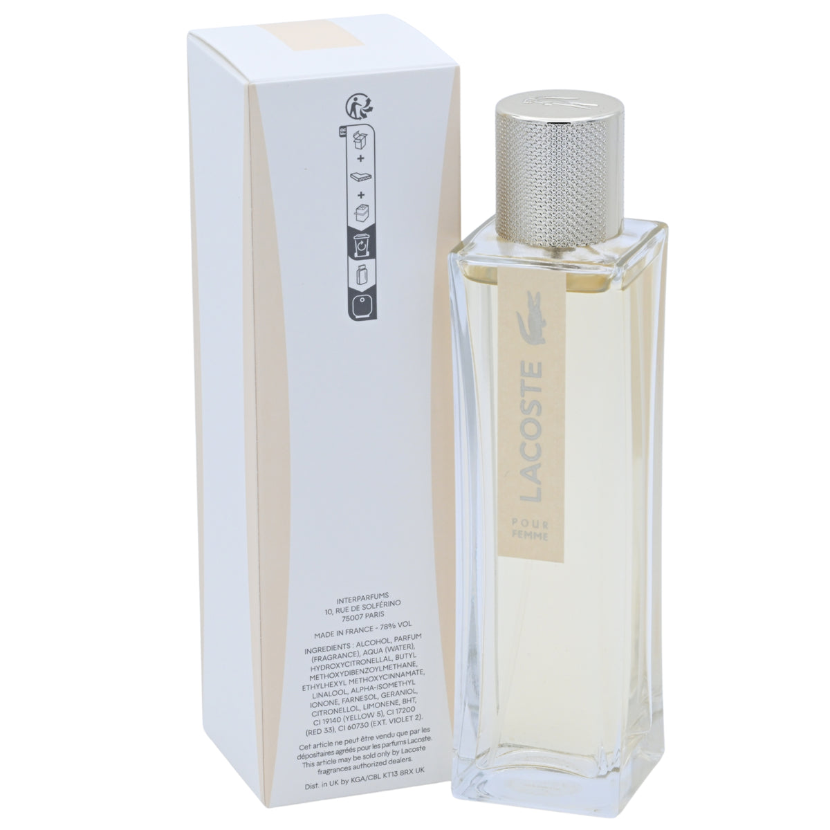 Lacoste Pour Femme by Lacoste perfume EDP 3.0 oz New in Box 3386460149358