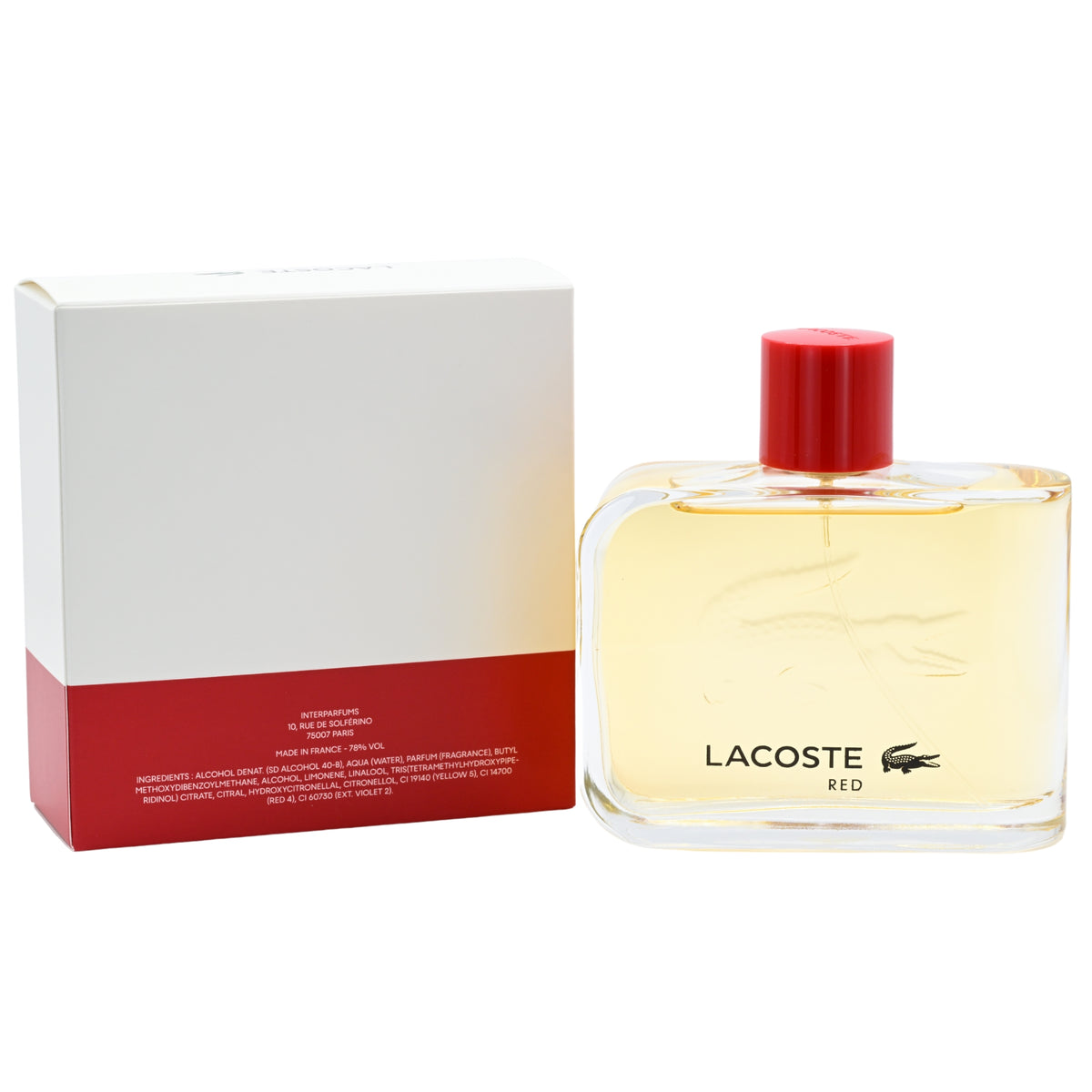 Lacoste Style In Play Red by Lacoste EDT Cologne for Men 4.2 oz New In Box 3616302931781