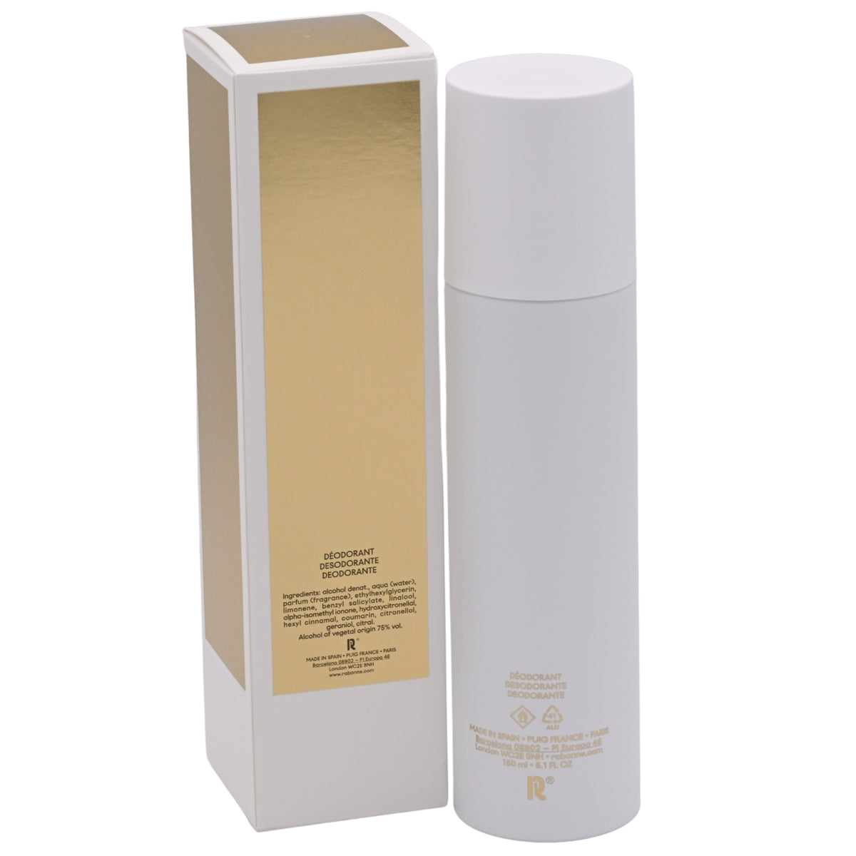 Lady Million by Paco Rabanne Deodorant for women 5.1 oz New in Box 3349668589999