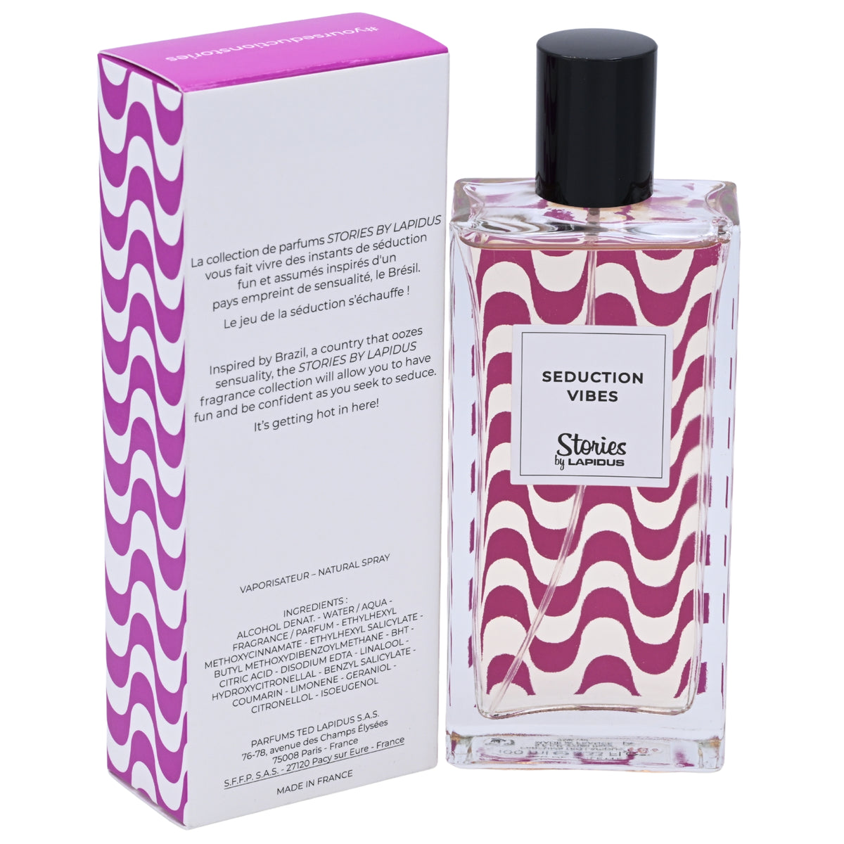 Lapidus Stories Seduction Vibes Eau de Toilette Spray for Women 3.33 oz (100 ml) by Ted Lapidus 3355992009348