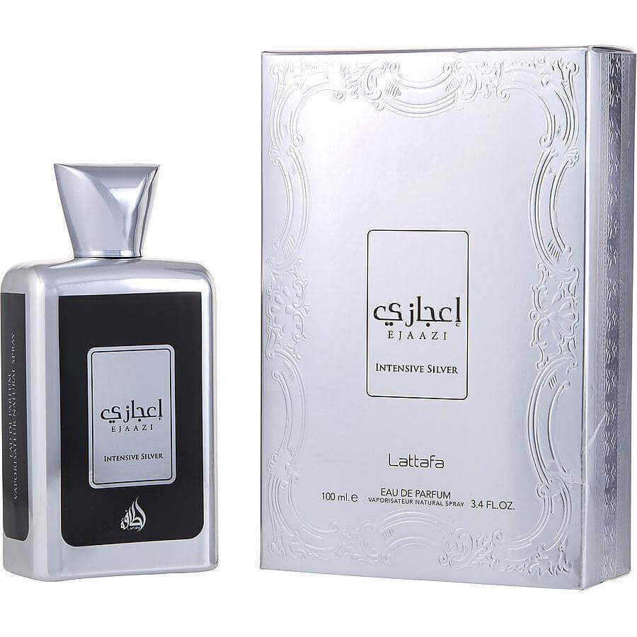 Lattafa Ejaazi Intensive Silver Unisex EDP 3.3/3.4 oz. New Box 6291108734032