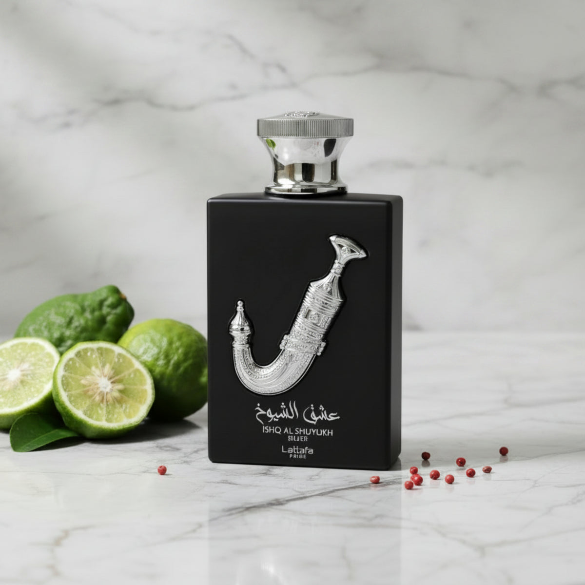 Lattafa Ishq Al Shuyukh Silver Eau de Parfum Spray for Unisex 3.4 oz (New Retail Box) 6291108738672