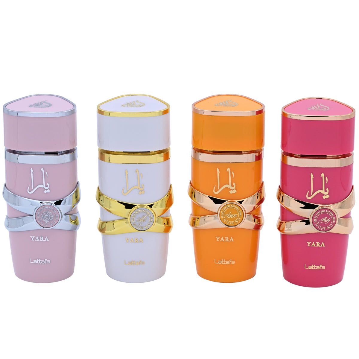 Lattafa My Yara Collection 4-Piece Eau de Parfum Spray Gift Set for Women (4 x 0.85 fl oz / 25 mL) 6290362345749