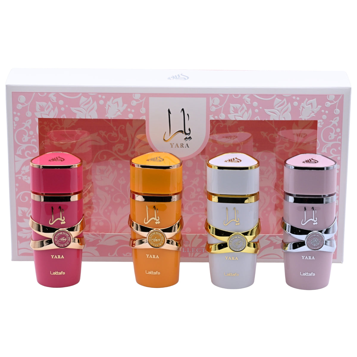 Lattafa My Yara Collection 4-Piece Eau de Parfum Spray Gift Set for Women (4 x 0.85 fl oz / 25 mL) 6290362345749