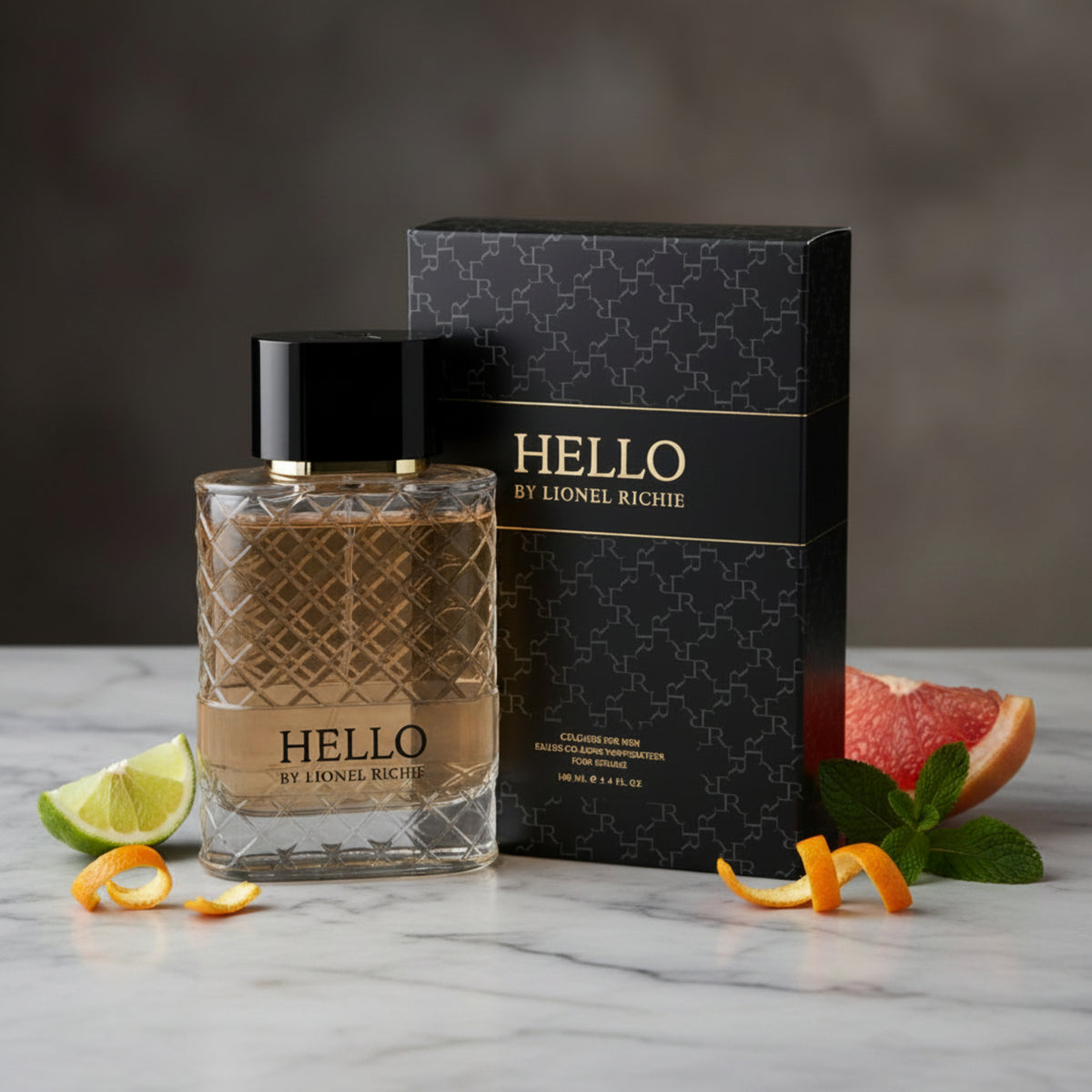 Lionel Richie Hello Eau de Cologne (EDC) Spray for Men 3.4 oz New Retail Box 5060426155963