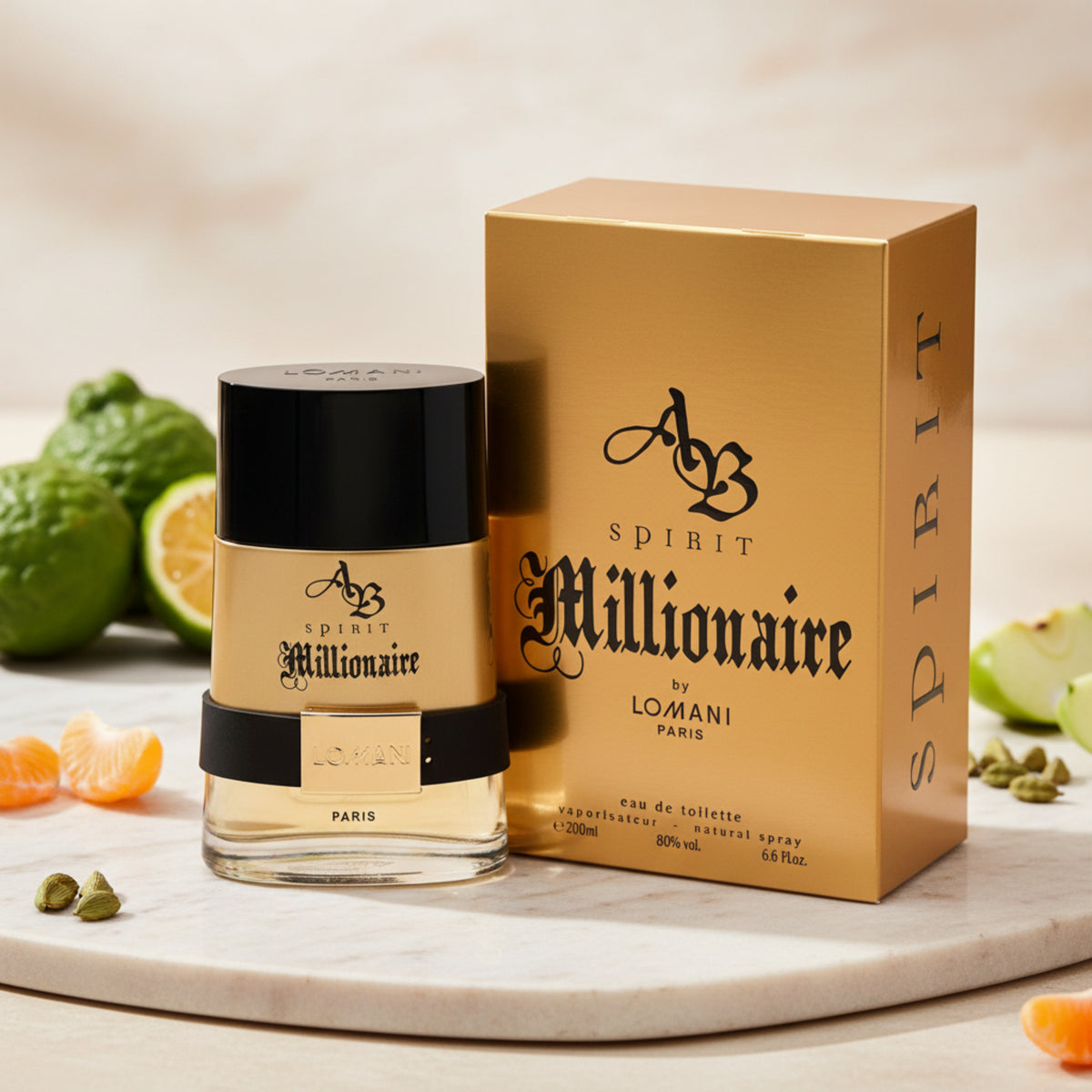 Lomani AB Spirit Millionaire Eau de Toilette (EDT) Spray Cologne for Men 6.6 oz 3610400035679
