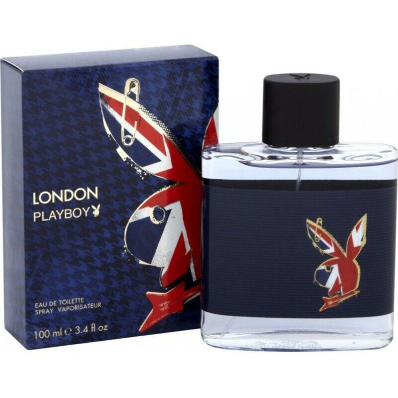 PLAYBOY LONDON by PLAYBOY Cologne for Men 3.4 oz edt Spray NEW IN BOX