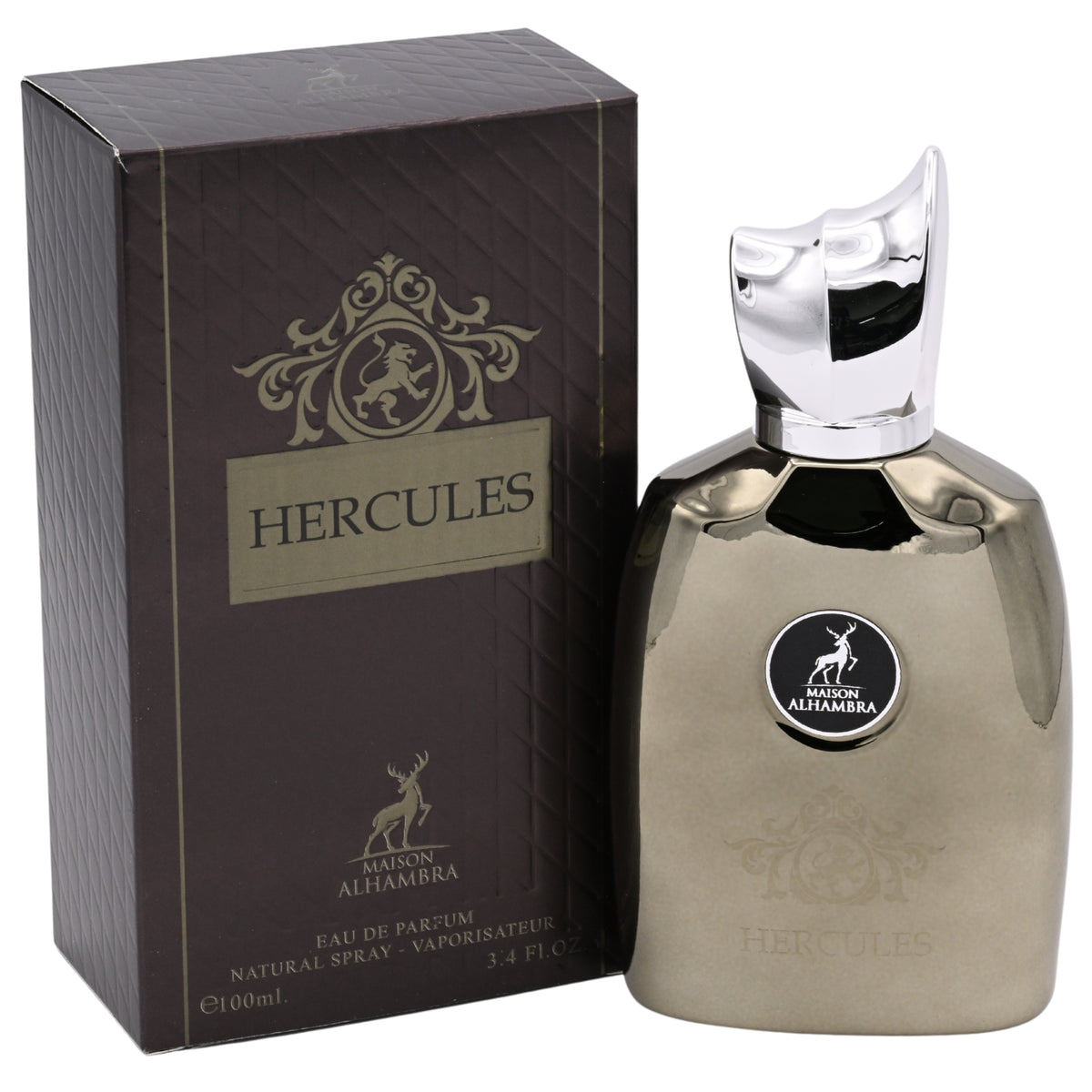 Maison Alhambra Hercules Eau de Parfum Spray for Men, 3.4 fl oz (100 ml) 6291107459233