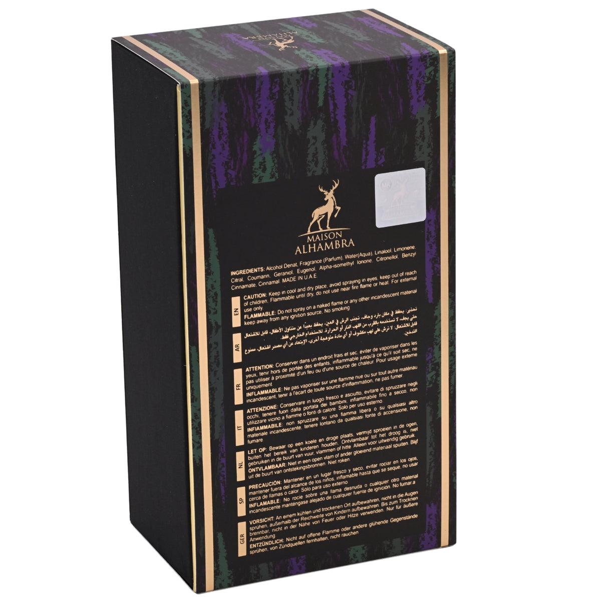 Maison Alhambra Sceptre Malachite Eau de Parfum Spray, Unisex, 3.4 oz (100ml) 6290360591599