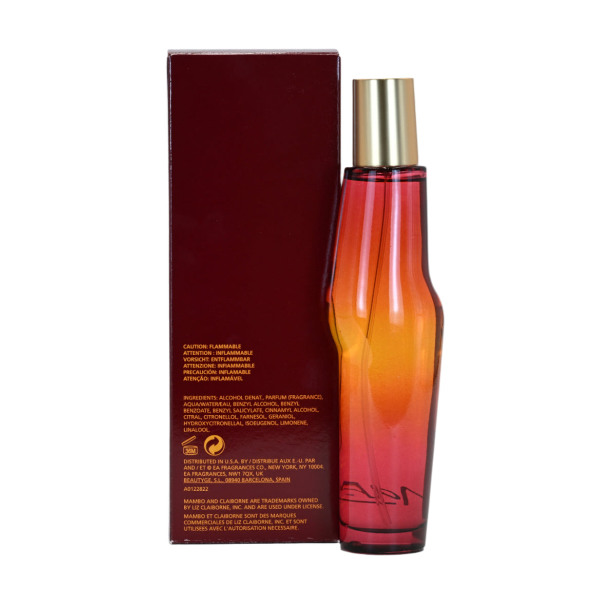 MAMBO by LIZ CLAIBORNE Perfume 3.4 oz edp New in Retail Box 098691018367