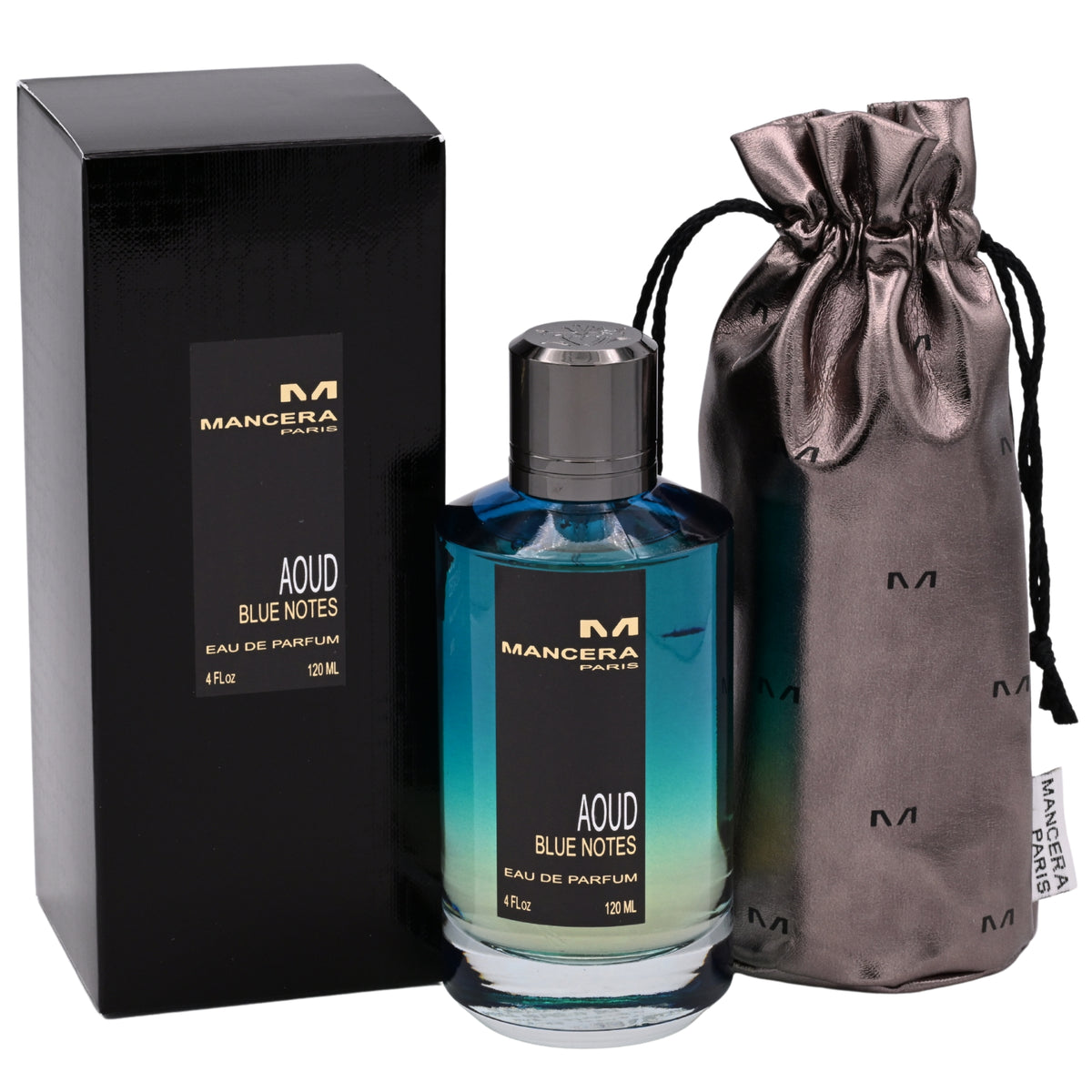 Mancera Aoud Blue Notes Eau de Parfum (EDP) Unisex Spray 4.0 oz / 120 ml, Made in France 3760265190089