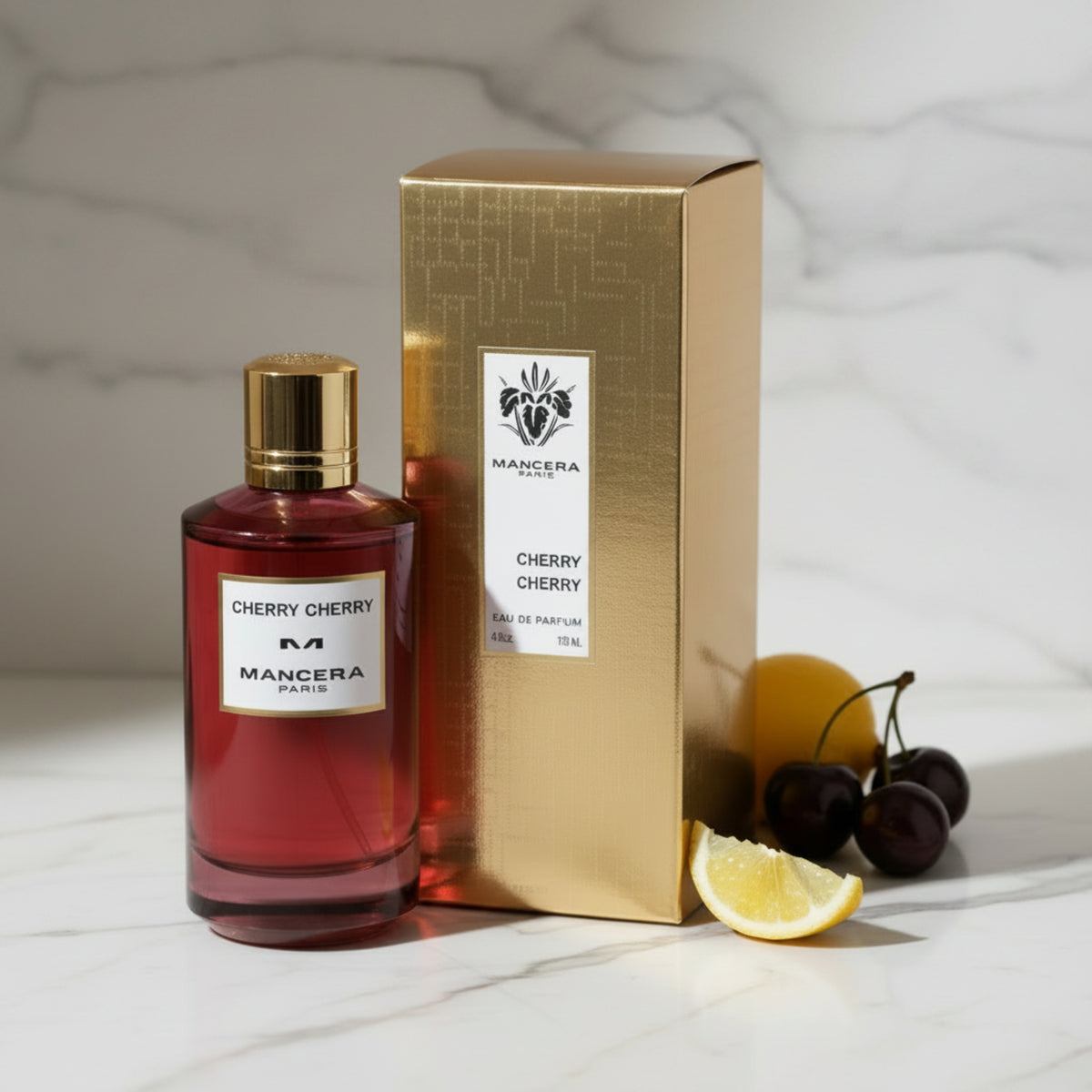 Mancera Cherry Cherry Eau de Parfum Spray for Women 4.0 oz (120 ml) New Retail Box 3760265194841